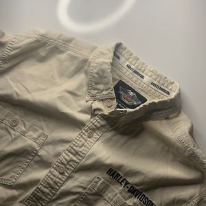 VINTAGE Men’s Large Harley-Davidson Button Down